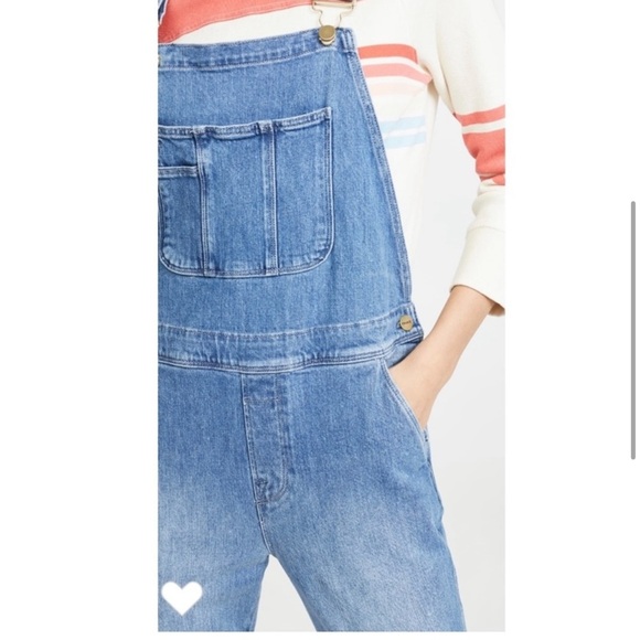 FRAME Denim Le Garcon Overalls. - Picture 4 of 11